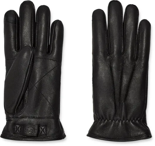 UGG M 3 Point Leather Glove Heren Handschoenen - Zwart