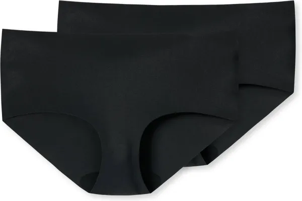 Uncover by Schiesser 2PACK Panty Dames Onderbroek - zwart