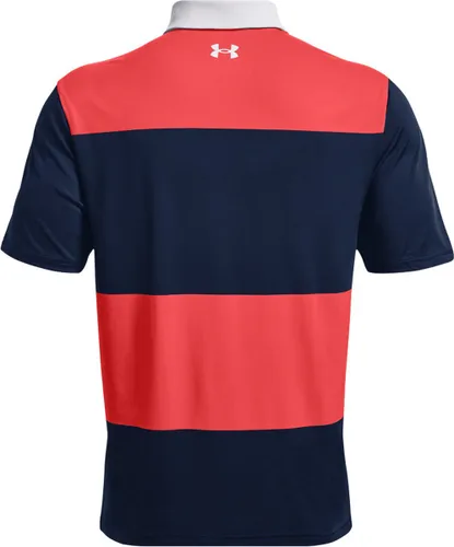 Under Armour Playoff Polo 2.0-Rush Red / Academy / White