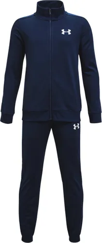 Under Armour UA Knit Track Suit Jongens Trainingspak - Blauw