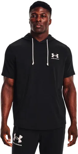 Under Armour UA Rival Kurzarm-Hoodie aus French Terry Black-L (US LG)