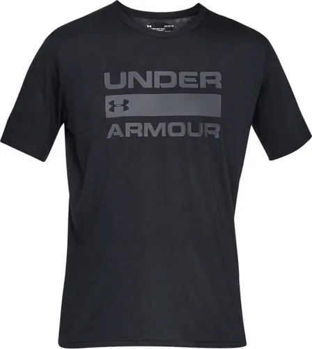 Under Armour UA TEAM ISSUE WORDMARK SS Heren Sportshirt - Zwart