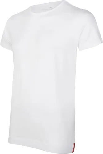 Undiemeister - T-shirt - T-shirt heren - Slim fit - Korte mouwen - Gemaakt van Mellowood - Ronde hals - Chalk White (wit) - Anti-transpirant - 3XL