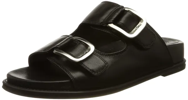 Unisa Cutler_ns, gladde sandalen voor dames, zwart