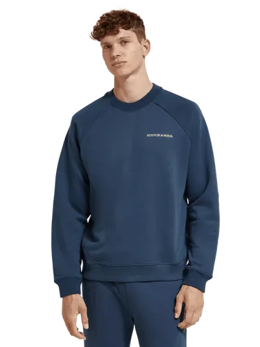 Uniseks sweatshirt met ronde hals - Maat S - Multicolor - Man - Trui - Scotch & Soda