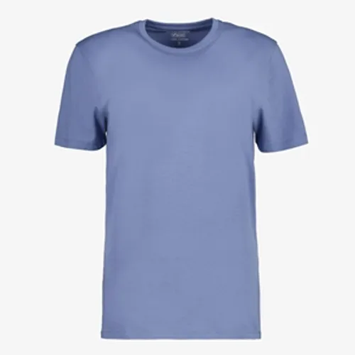 Unsigned heren T-shirt ronde hals blauw