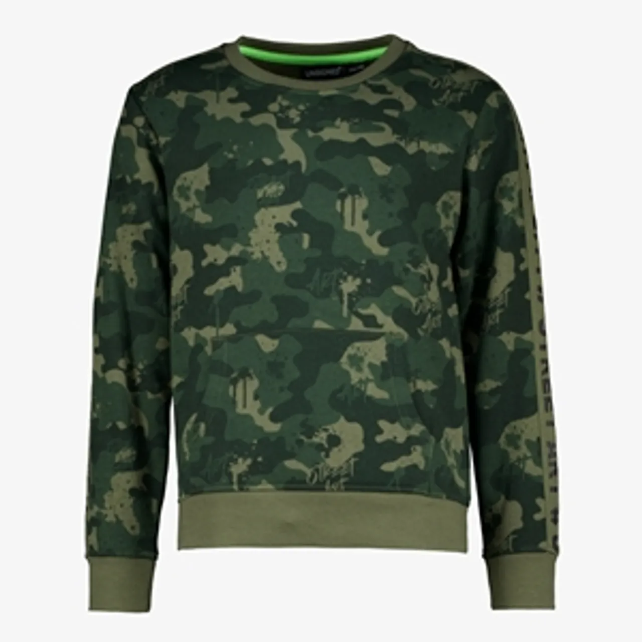 Unsigned jongens sweater met camouflage print