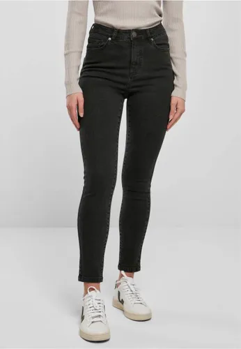 Urban Classics - Organic High Waist Skinny jeans - Taille, 28 inch - Zwart