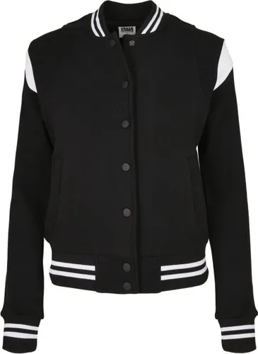 Urban Classics - Organic Inset College jacket - S - Zwart