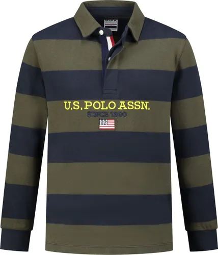 US Polo Assn Neri Longsleeve Poloshirt Jongens