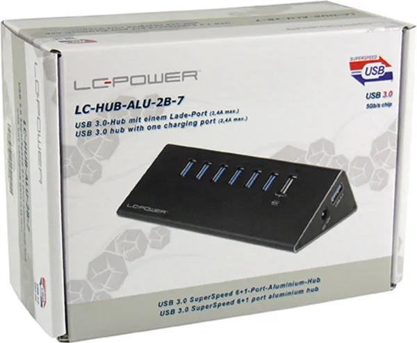 USB Hub LC-Power USB 3.0 6 -Port extern