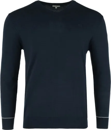 V-neck Sweater Mannen - Navy