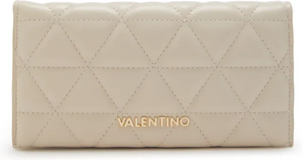 Valentino Bags Carnaby Dames drukknop portemonnee Kunstleer - Wit