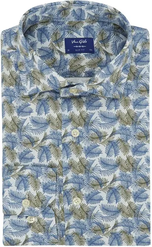 Van Gils  - Stretch overhemd met print Heren