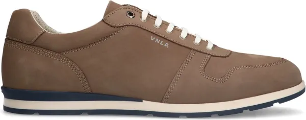 Van Lier - Heren - Taupe Nubuck sneakers