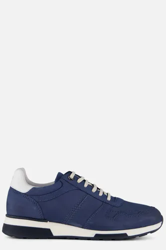 Van Lier Positano Sneakers blauw Nubuck