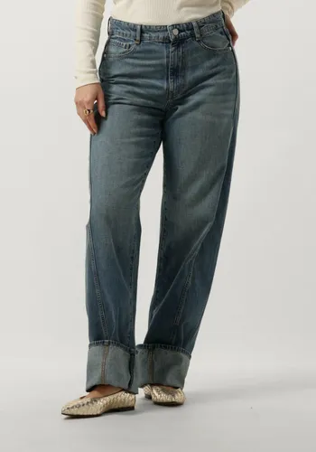VANILIA Dames Jeans Denim Straight Leg - Blauw