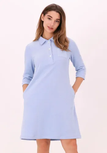 VANILIA Dames Kleedjes Towel Polo Dress - Lichtblauw