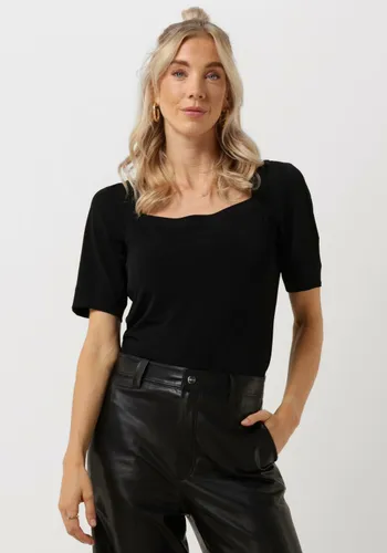 VANILIA Dames Tops & T-shirts Uni Quare - Zwart