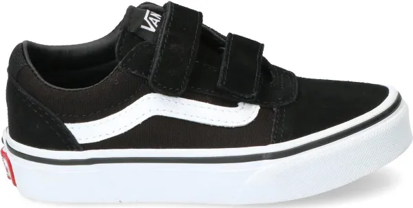 Vans Youth Ward V Sneakers - (Suede/Canvas)Black/White