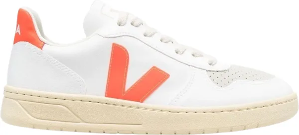 Veja V-10 Dames Sneakers White/Petale