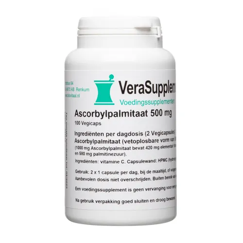 VeraSupplements Ascorbylpalmitaat 500mg Capsules