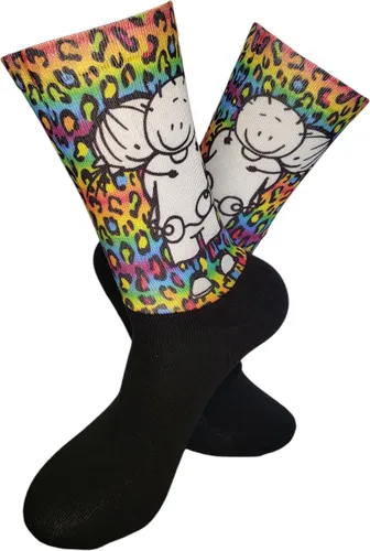 Verliefd Print sokken - vrolijke sokken - valentijns cadeau - ik hou van jou - grappige sokken - Schattig - leuke dames en heren sokken - moederdag