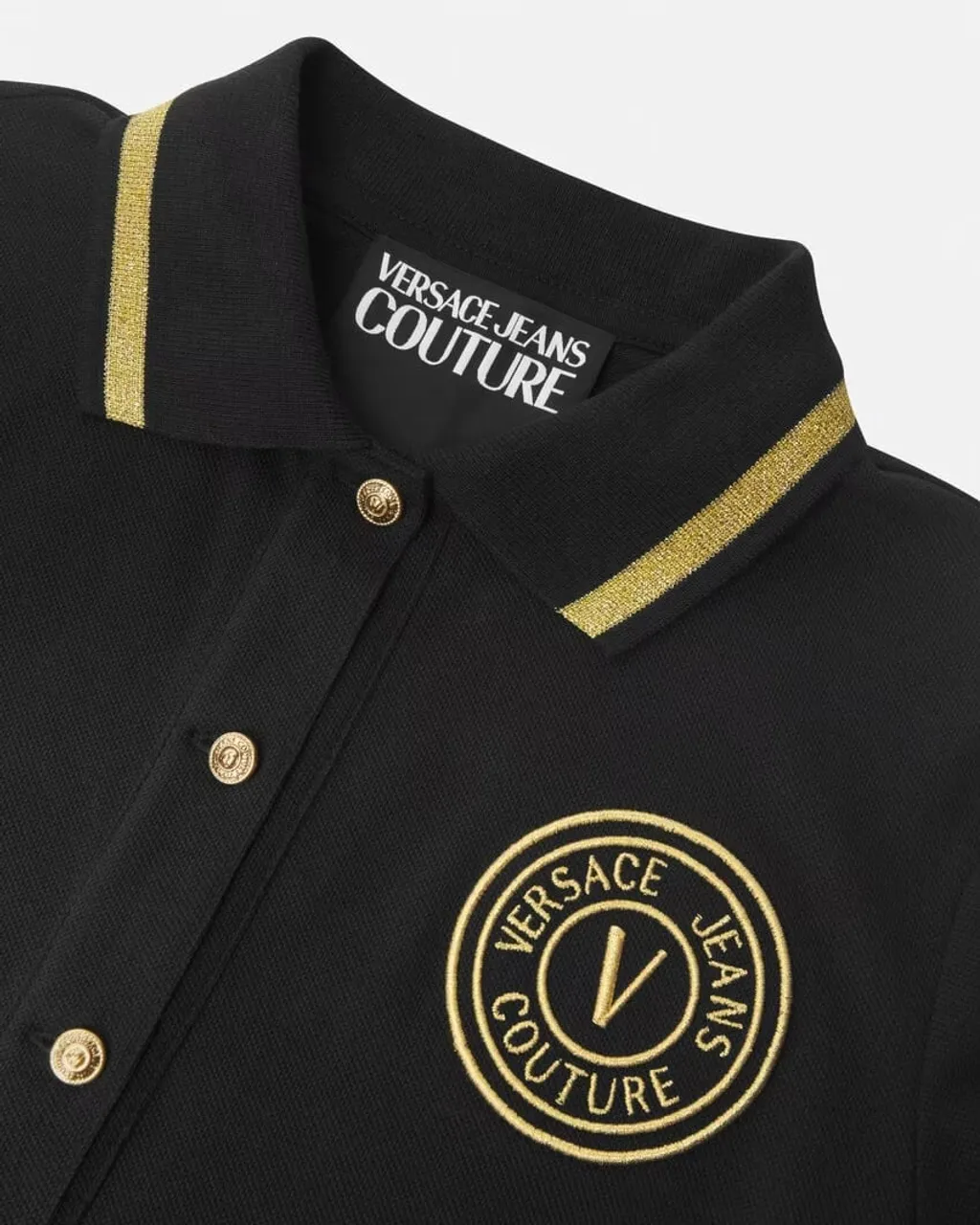 Versace Jeans Versace jeans couture dress polo gold