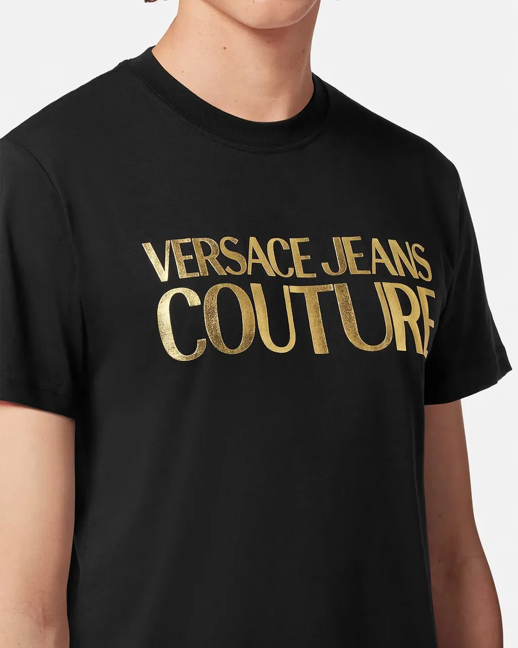 Versace Jeans Versace jeans couture tee branding gold