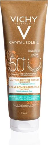 Vichy Capital Soleil SPF50+ Zonnemelk Ecologische Verpakking - Lichaam 75ml