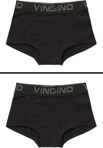 Vingino 2P Meisjes Shorts - Zwart - 98/104