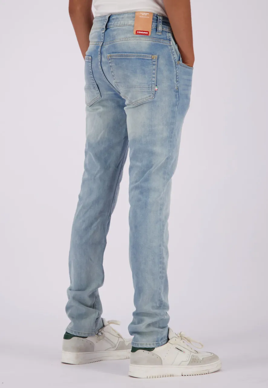 Vingino Jongens jeans diego slim fit light vintage