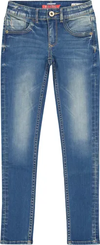 Vingino meiden jeans Super Skinny Flex Fit Bernice Mid Blue Wash