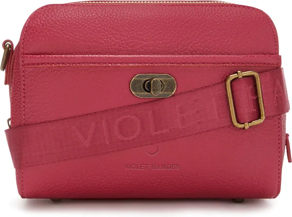 Violet Hamden Essential Bag Dames Crossbody tas Kunstleer - Roze