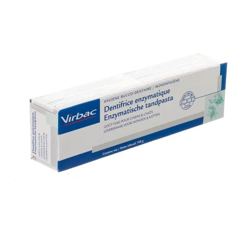 Virbac Tandpasta Enzymatisch Leversmaak Tube 100g