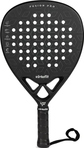 VirtuFit Fusion Pro Padel Racket - Zwart - Silver