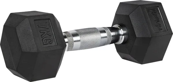 VirtuFit Hexa Dumbbell Pro - Gewichten - Fitness - 7 kg - Per stuk