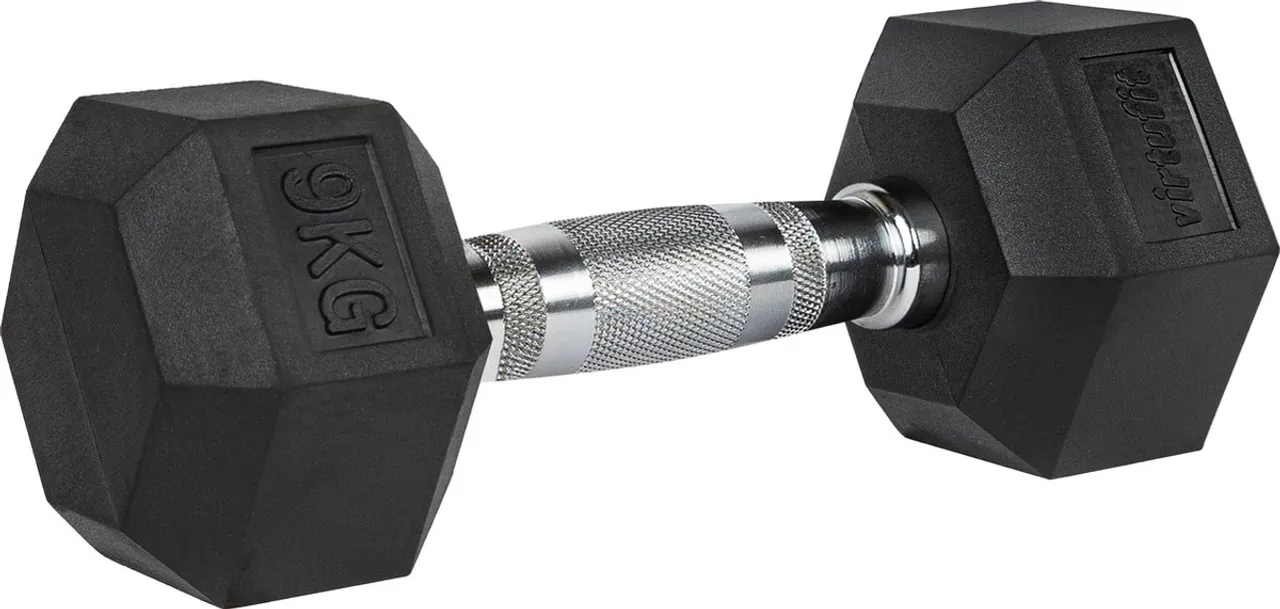 VirtuFit Hexa Dumbbell Pro - Gewichten - Fitness - 9 kg - Per stuk