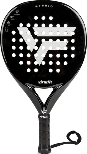 VirtuFit Hybrid Padel Racket - Zwart - Silver