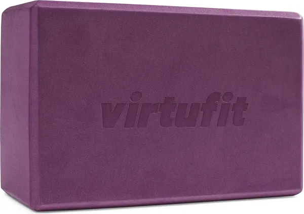 VirtuFit Premium Yoga Blok - Anti-slip - EVA Foam - Mulberry