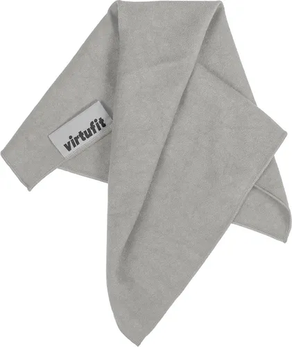 VirtuFit Premium Yoga Handdoek - Absorberend - Microvezel - 76 x 51 cm - Natural Grey