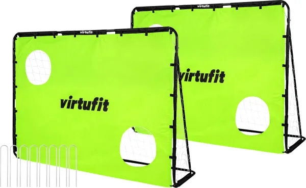 VirtuFit Voetbaldoel met Doelwand - Voetbal Goal - 215 x 150 x 76 cm