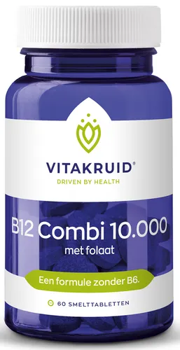 Vitakruid B12 Combi 10.000 Smelttabletten met Folaat