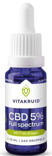 Vitakruid CBD Olie 5% Full spectrum