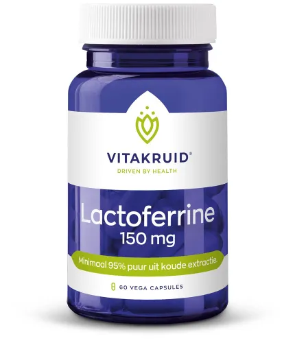 Vitakruid Lactoferrine Minimaal 95% Puur + Vitamine C Capsules