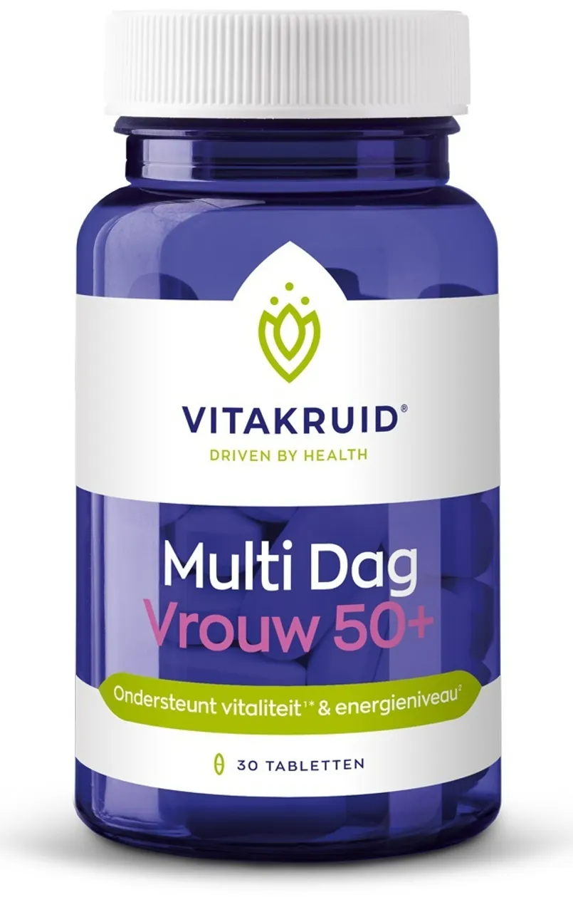 Vitakruid Multi Dag Vrouw 50+ Tabletten