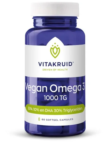 Vitakruid Vegan Omega 3 Triglyceride Capsules
