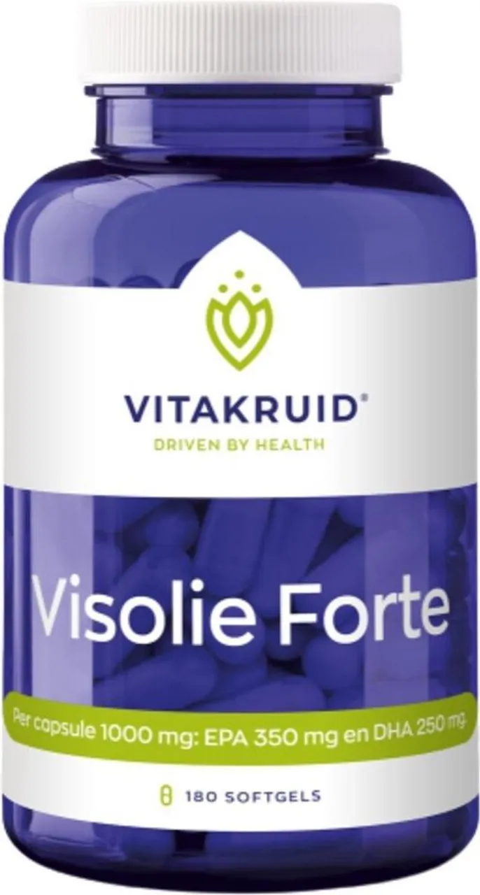 Vitakruid - Visolie Forte 1000 mg EPA 35% DHA 25% - 180 Softgels