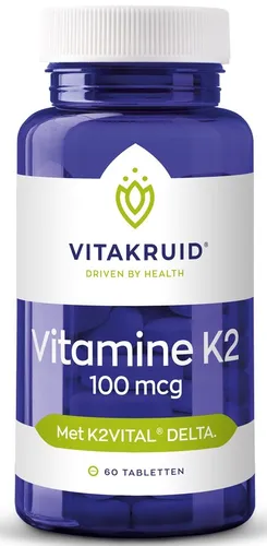 Vitakruid Vitamine K2 100 mcg Tabletten