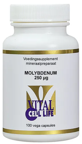 Vital Cell Life Molybdenum 250 mcg Capsules